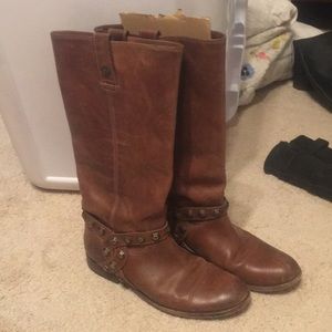 Frye chronic brown boots size women's 9